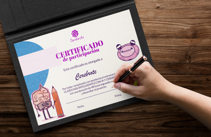 Diploma participación Cerebrote.
